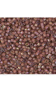 Miyuki delica Beads 11/0 - Rose lined amethyst ab DB-1737